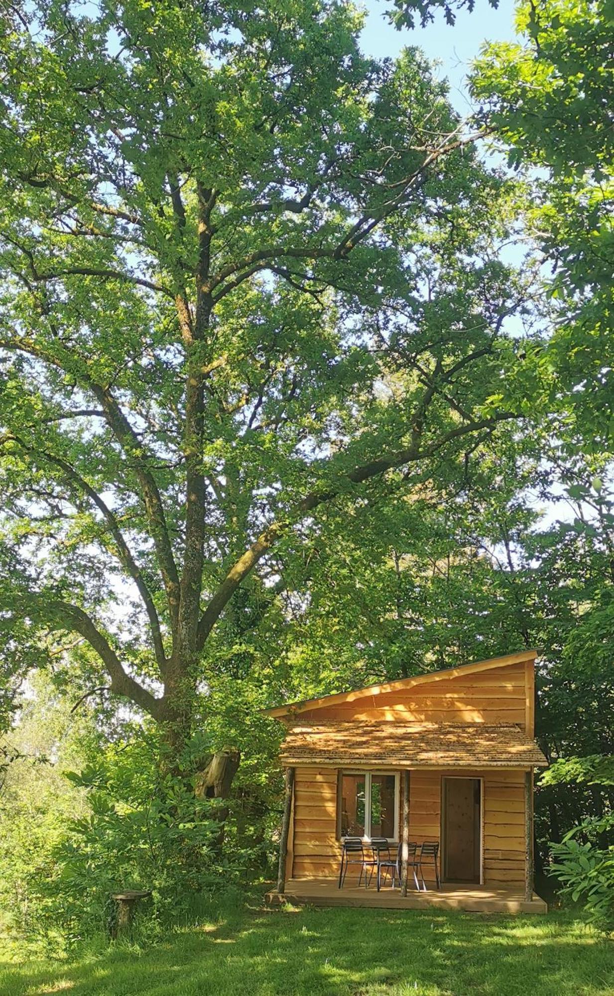 Camping De La Chagnee Saint-Aubin-le-Cloud Exteriör bild